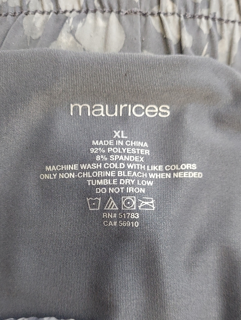 Maurices Women’s Athletic Running Floral Print Shorts In Gray, Size XL, Like New - Picture 6 of 10